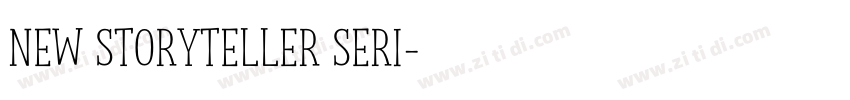 New Storyteller Seri字体转换